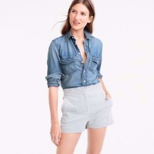 j. crew seersucker shorts